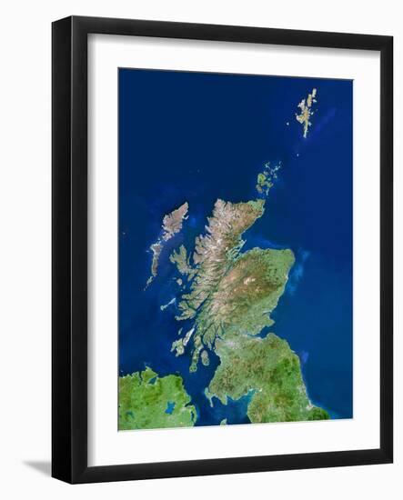 Scotland, UK, Satellite Image-PLANETOBSERVER-Framed Photographic Print