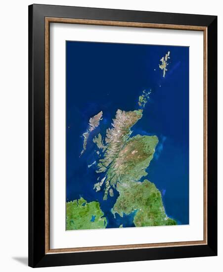 Scotland, UK, Satellite Image-PLANETOBSERVER-Framed Photographic Print