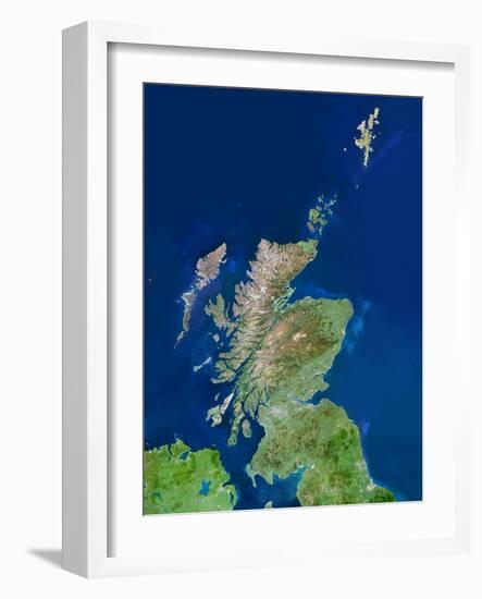 Scotland, UK, Satellite Image-PLANETOBSERVER-Framed Photographic Print