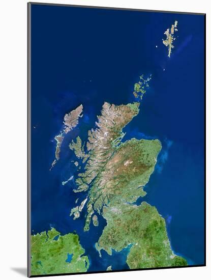Scotland, UK, Satellite Image-PLANETOBSERVER-Mounted Photographic Print