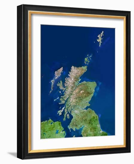 Scotland, UK, Satellite Image-PLANETOBSERVER-Framed Photographic Print