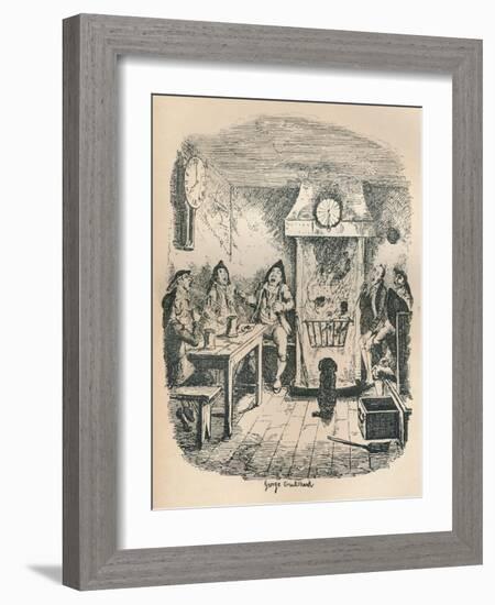 Scotland Yard, C1900-George Cruikshank-Framed Giclee Print