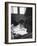 Scotland Yard Fingerprint Expert Working in the Scenes of Crime Search Room-David Scherman-Framed Photographic Print