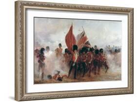 Scots Guards Saving the Colours at Alma, 1854, 1899-Lady Butler-Framed Giclee Print