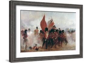 Scots Guards Saving the Colours at Alma, 1854, 1899-Lady Butler-Framed Giclee Print