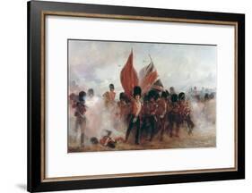 Scots Guards Saving the Colours at Alma, 1854, 1899-Lady Butler-Framed Giclee Print