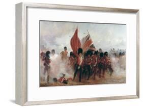 Scots Guards Saving the Colours at Alma, 1854, 1899-Lady Butler-Framed Giclee Print