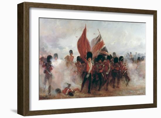 Scots Guards Saving the Colours at Alma, 1854, 1899-Lady Butler-Framed Giclee Print