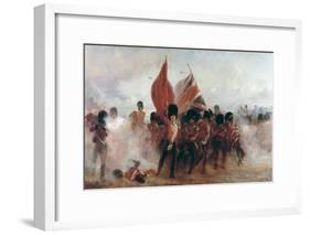 Scots Guards Saving the Colours at Alma, 1854, 1899-Lady Butler-Framed Giclee Print