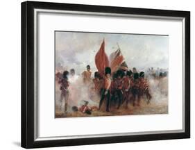 Scots Guards Saving the Colours at Alma, 1854, 1899-Lady Butler-Framed Giclee Print