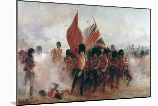 Scots Guards Saving the Colours at Alma, 1854, 1899-Lady Butler-Mounted Giclee Print