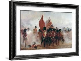 Scots Guards Saving the Colours at Alma, 1854, 1899-Lady Butler-Framed Giclee Print