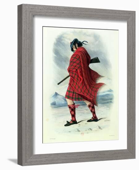 Scotsman in Highland Dress-Robert Ronald McIan-Framed Giclee Print