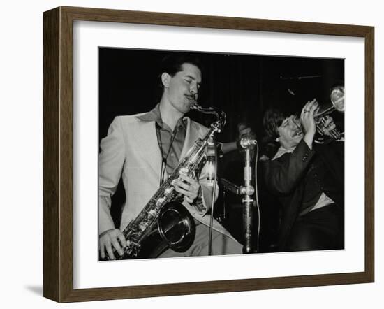 Scott Hamilton and Warren Vache Playing Live at the Pizza Express, London, 1979-Denis Williams-Framed Photographic Print