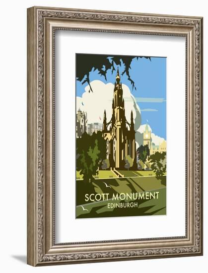 Scott Monument, Edinburgh - Dave Thompson Contemporary Travel Print-Dave Thompson-Framed Giclee Print