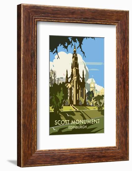 Scott Monument, Edinburgh - Dave Thompson Contemporary Travel Print-Dave Thompson-Framed Giclee Print