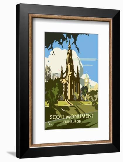 Scott Monument, Edinburgh - Dave Thompson Contemporary Travel Print-Dave Thompson-Framed Giclee Print