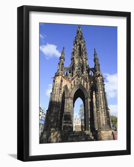 Scott Monument, Edinburgh, Lothian, Scotland, Uk-null-Framed Photographic Print