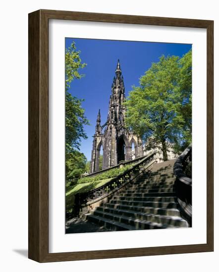 Scott Monument, Edinburgh, Lothian, Scotland, United Kingdom-Peter Scholey-Framed Photographic Print