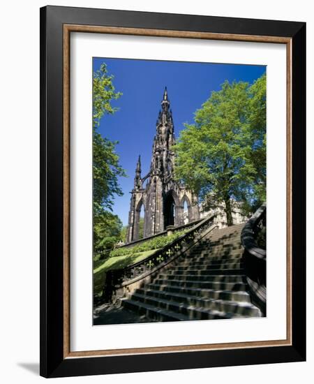 Scott Monument, Edinburgh, Lothian, Scotland, United Kingdom-Peter Scholey-Framed Photographic Print