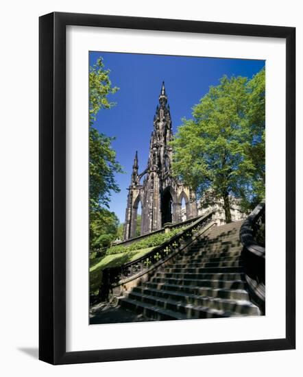 Scott Monument, Edinburgh, Lothian, Scotland, United Kingdom-Peter Scholey-Framed Photographic Print