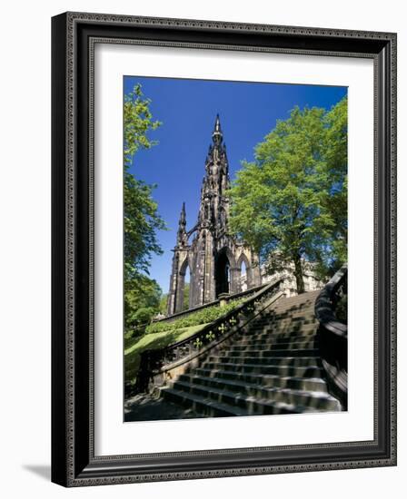 Scott Monument, Edinburgh, Lothian, Scotland, United Kingdom-Peter Scholey-Framed Photographic Print