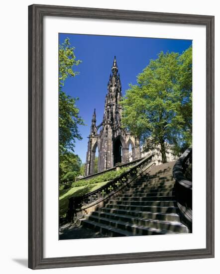 Scott Monument, Edinburgh, Lothian, Scotland, United Kingdom-Peter Scholey-Framed Photographic Print