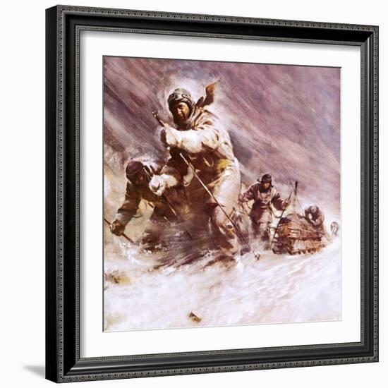 Scott's Expedition to the South Pole-McConnell-Framed Giclee Print