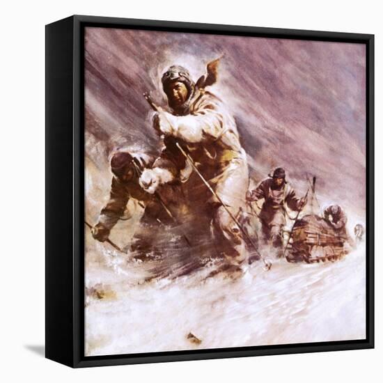 Scott's Expedition to the South Pole-McConnell-Framed Premier Image Canvas