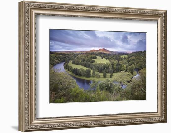 Scott's View Looking Towards Eildon Hill with the River Tweed in the Foreground, Scotland, UK-Joe Cornish-Framed Photographic Print