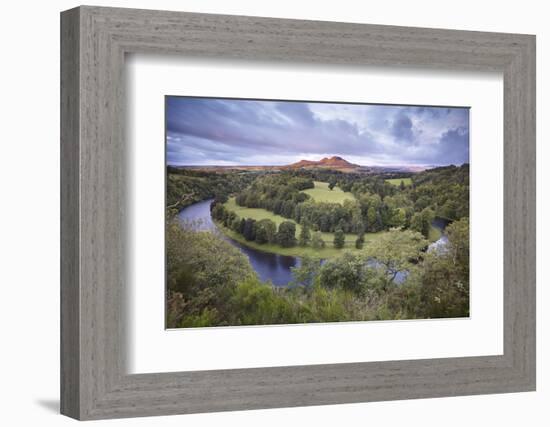 Scott's View Looking Towards Eildon Hill with the River Tweed in the Foreground, Scotland, UK-Joe Cornish-Framed Photographic Print