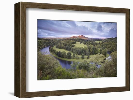 Scott's View Looking Towards Eildon Hill with the River Tweed in the Foreground, Scotland, UK-Joe Cornish-Framed Photographic Print