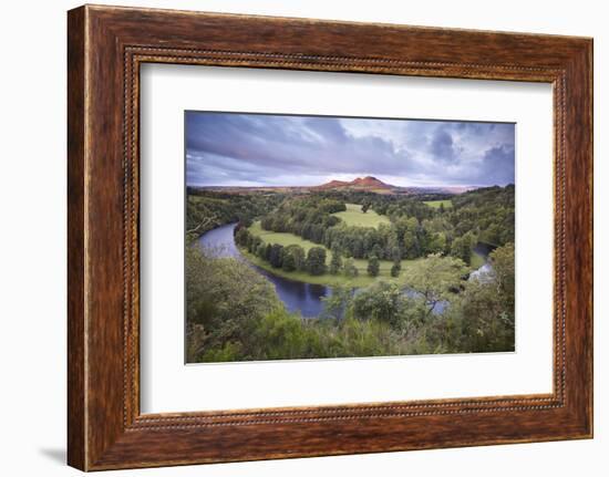 Scott's View Looking Towards Eildon Hill with the River Tweed in the Foreground, Scotland, UK-Joe Cornish-Framed Photographic Print