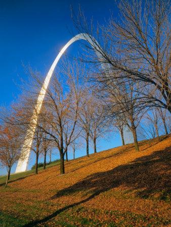 Gateway Arch St Louis Missouri at Sunset Photo Photograph Cool Wall Decor  Art Print Poster 18x12