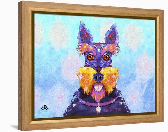 Scottie Dog L-Fernando Palma-Framed Premier Image Canvas