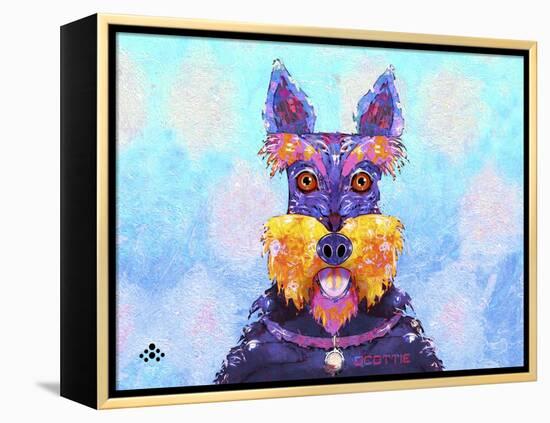 Scottie Dog L-Fernando Palma-Framed Premier Image Canvas