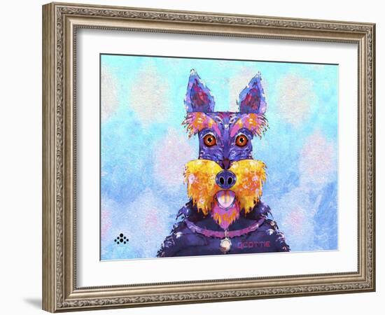 Scottie Dog L-Fernando Palma-Framed Giclee Print