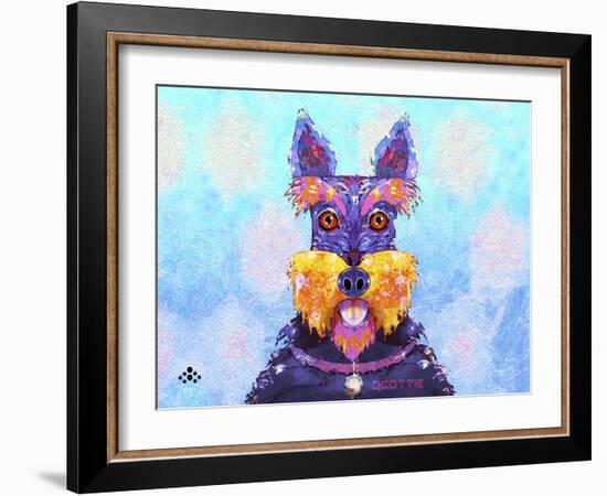 Scottie Dog L-Fernando Palma-Framed Giclee Print