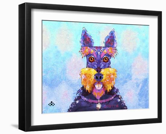 Scottie Dog L-Fernando Palma-Framed Giclee Print