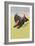 Scottie Dog with Bat-null-Framed Art Print