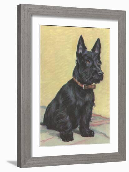 Scottie Dog-null-Framed Art Print