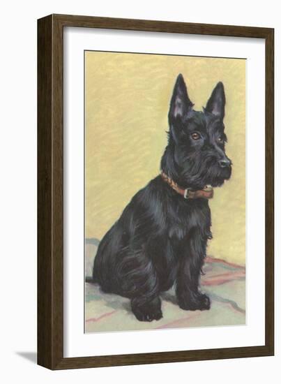 Scottie Dog-null-Framed Art Print