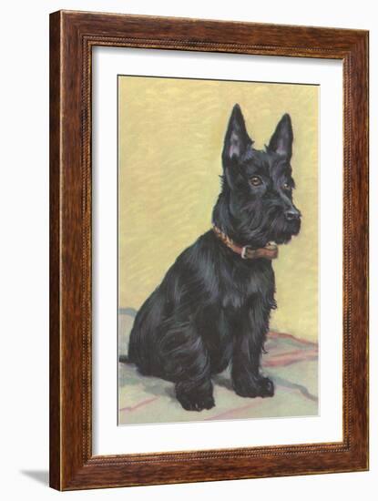 Scottie Dog-null-Framed Art Print