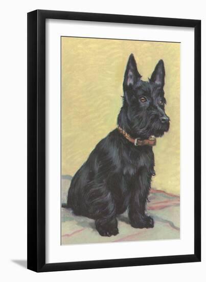 Scottie Dog-null-Framed Art Print