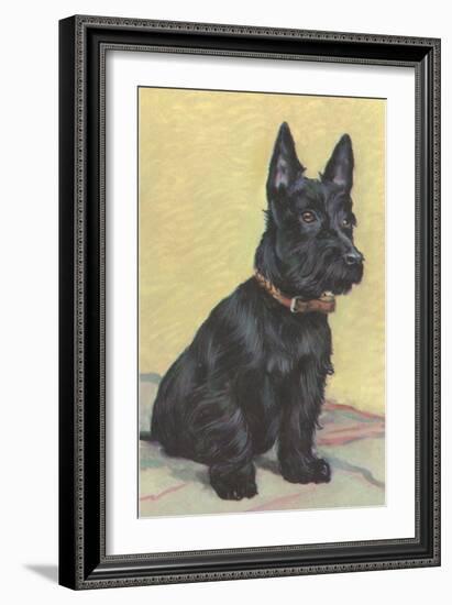 Scottie Dog-null-Framed Art Print