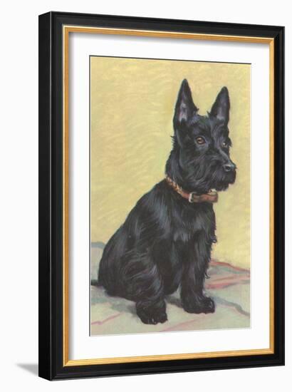 Scottie Dog-null-Framed Art Print