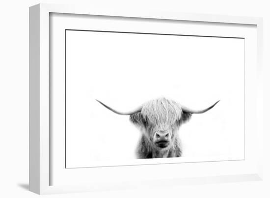 Scottish Cow-Leah Straatsma-Framed Art Print