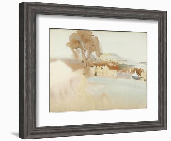 Scottish Farm by an Estuary-Arthur Melville-Framed Giclee Print