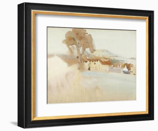 Scottish Farm by an Estuary-Arthur Melville-Framed Giclee Print