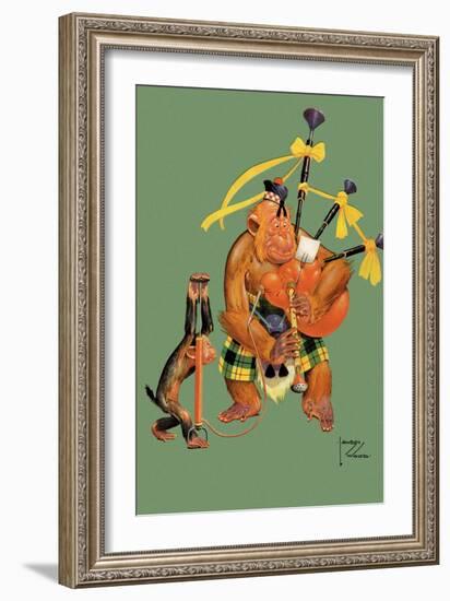 Scottish Money-Lawson Wood-Framed Art Print